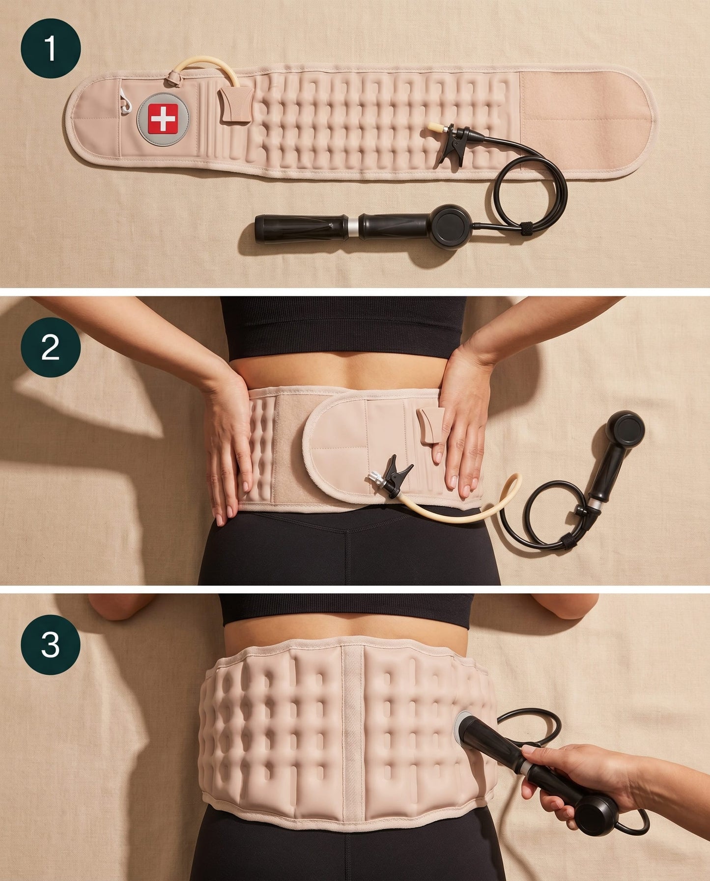 VERTÉLIA - Ceinture de Décompression - Soulagement du dos immédiat