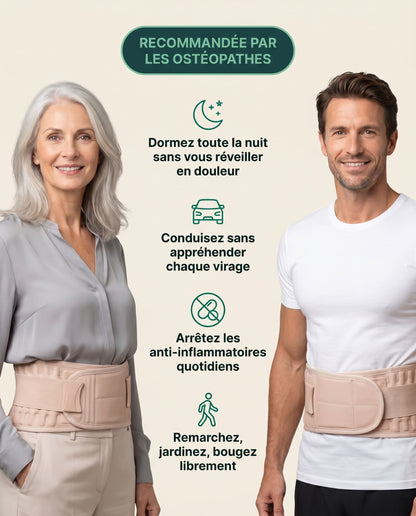 VERTÉLIA - Ceinture de Décompression - Soulagement du dos immédiat